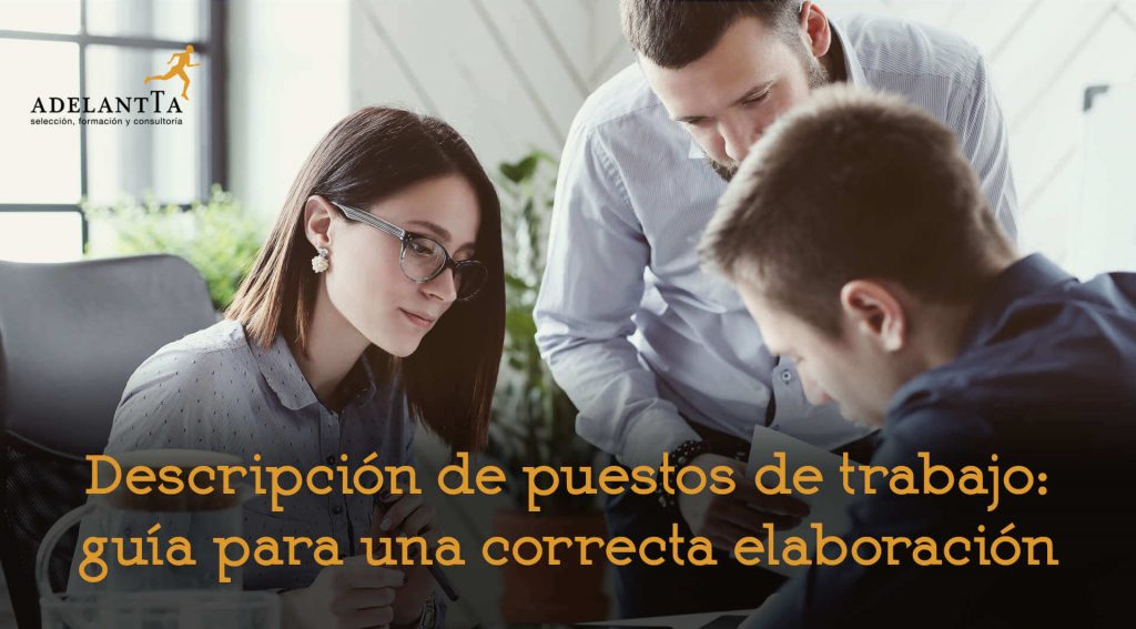 descripción puestos trabajo dpt valoración de puestos recursos humanos consultoría selección formación talento adelantta