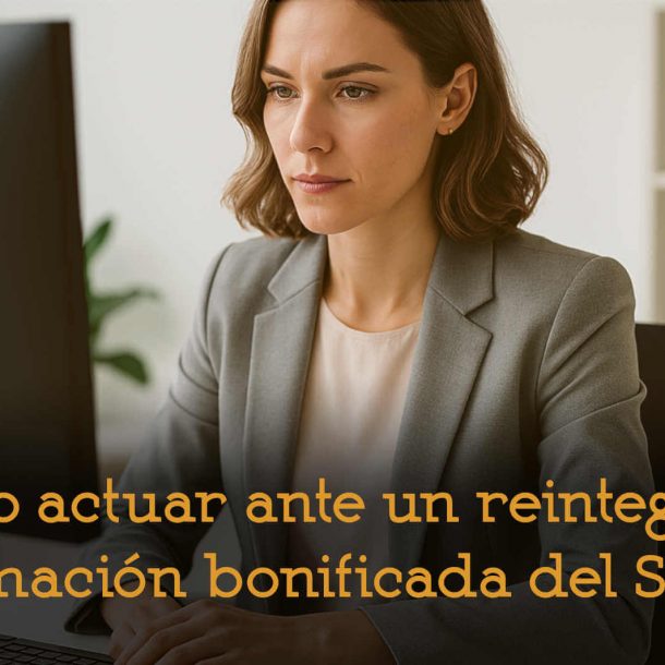 cómo actuar ante un reintegro de formación bonificada del SEPE formación bonificada empresas recursos humanos adelantta